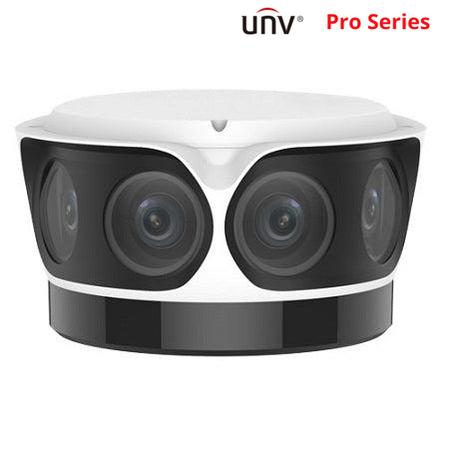 IPC8542ER5-DUP Uniview Pro Series Multi-Sensor 4.2mm 30FPS @ 8MP Outdoor IR Day/Night WDR Panoramic IP Security Camera 24VDC/24VAC/PoE