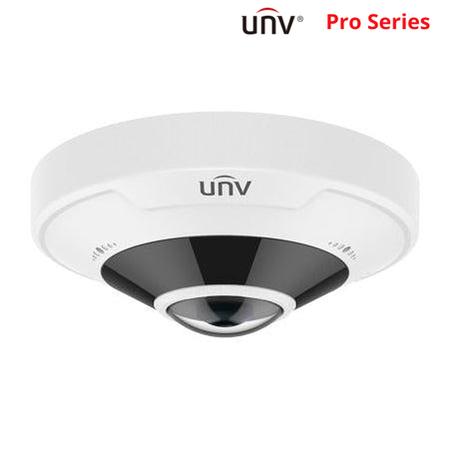 IPC868ER-VF18-B Uniview Pro Series 1.8mm 15FPS @ 12MP Outdoor IR Day/Night DWDR Fisheye Panoramic IP Security Camera 12VDC/PoE