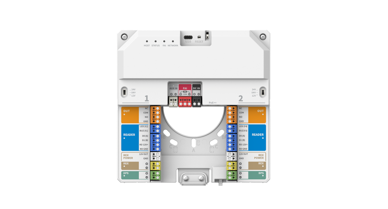 Hanwha  NHP-P200 2 Door IP Controller Powered by OnCAFE