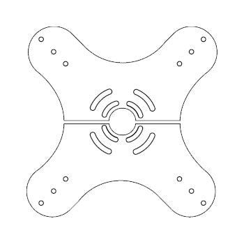 PB360 Raytec Systems Pole Bracket - 360 Degree To Mount Up To 8 Units