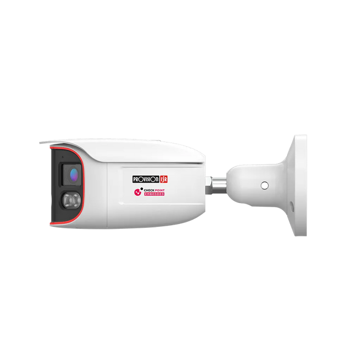 Provision-ISR Smart-Sight BPAN2-340ADRN Camera-H.265 , panaromic, Bullet ,white LED, 180° lens, 2*4mp stich 8Mp with POE - Provision ISR - Ally Security