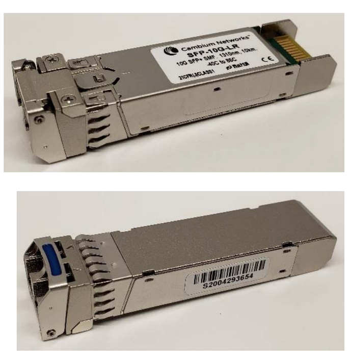 Cambium Networks - 10G SFP+ SMF LR Transceiver, 1310nm. -40C to 85C - SFP-10G-LR