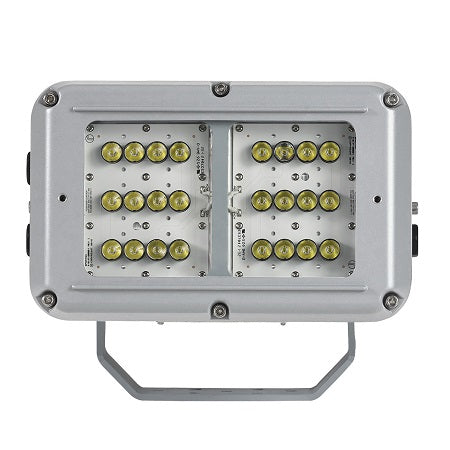 SPI-BL24-W-6025-SB Raytec Systems Industrial 24LED Bulkhead White-Light 60°x25° Elliptical Beam Stirrup Mount