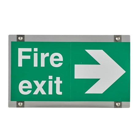 SPX-BKT-EE1 Raytec Systems Universal Exit Sign Kit, Polycarbonate with Stainless Steel Mounting