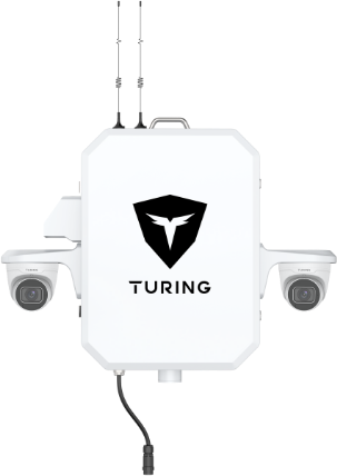 Turing Video SS-KG1-STD-2T SkyShield Standard Outdoor System, Includes (2) 4MP Turret Cameras and (2) 3-Year Core AI Licenses