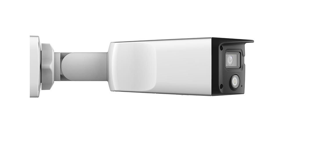 Alibi ALI-PF40-LUA Vigilant Performance Series 4 MP Starlight IllumiNite Dual-Lens Panoramic Fixed IP Bullet Camera