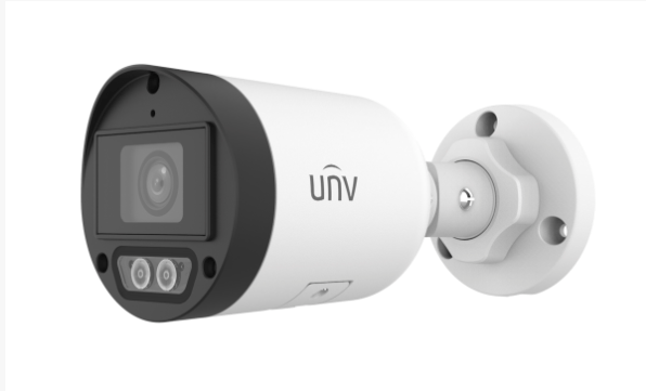 Uniview IPC2128LB-AF28K-DL Easy Series 8MP Fixed IPC UNV 8MP Dual Light Fixed Mini Bullet, 2.8mm, Built-in Mic（No UMD） IP Camera