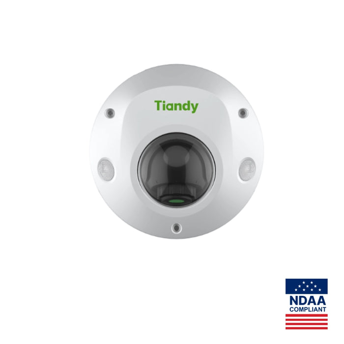 Tiandy Pro Series Starlight 5MP IP Dome Camera - 
TC-C35PS Spec: I3/E/Y/M/ H/2.8mm(4mm)/ V4.2