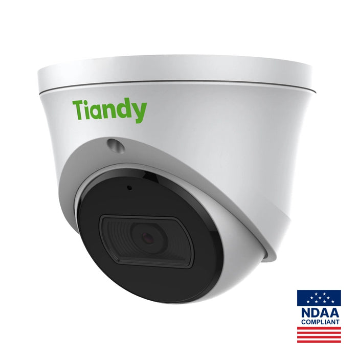Tiandy Lite Series Starlight 5MP IP Turret Camera - TC-C35XS Spec I3/E/Y/C/ H/2.8mm/V4.0