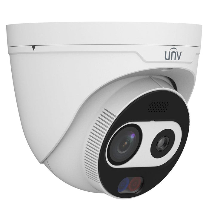 TIC3612SA-F3-4F4AC-I1 Uniview 4mm 30FPS @ 4MP Outdoor Dual-Spectrum Thermal IR Day/Night WDR Turret IP Security Camera 12VDC/PoE