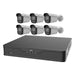 EK-X1P8B46T2 Uniview 8 Channel NVR 80Mbps Max Throughput - 2TB with 6 x 4MP Lite Bullet IP Security Camera