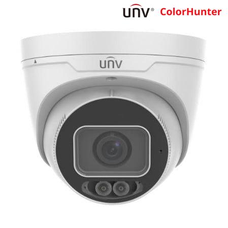 IPC3638SE-ADF40K-WL-I0 Uniview Prime III Series 4mm 30FPS @ 8MP ColorHunter Outdoor White Light Day/Night WDR Eyeball IP Security Camera 12VDC/PoE