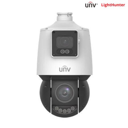IPC94144SR-X25-F40C Uniview Prime Series 2-in-1 4.8~120mm Motorized 30FPS @ 4MP Lighthunter Outdoor IR Day/Night WDR PTZ with 4mm Panoramic IP Security Camera 12VDC/PoE