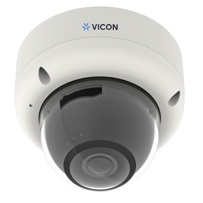 VICON SECURITY OUTDOOR VANDAL DOME STARLIGHT CAMERA; 8 MP; V2008D-W818MIR