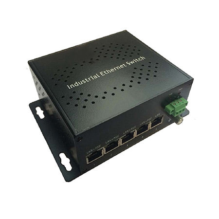 VAR-ESULH4-L1-W Raytec Systems 5 Port Unmanaged Industrial Ethernet Switch 48VDC/PoE++