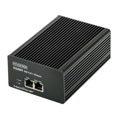 Vi22001 Raytec Systems 1 Port PoE++ 90 Watt Midspan (Vigitron Branded)