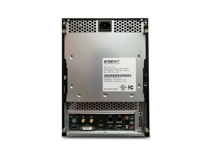 Hanwha Techwin WRT-3301L-4TB WAVE recording server