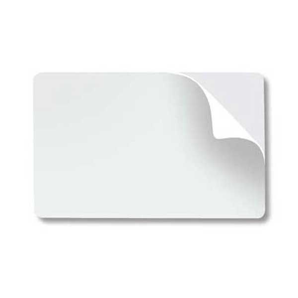 Magicard A-BDG-ADNT Blank White Adhesive Back PVC for Access Control Cards (100 pack)