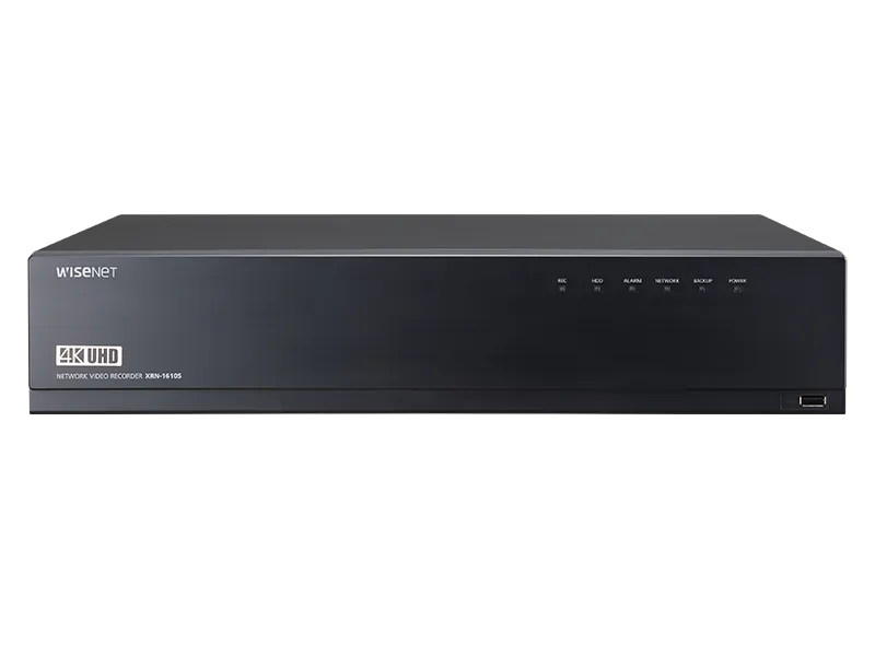 Hanwha Techwin XRN-1610S-32TB NVR with PoE+ — Ally Security