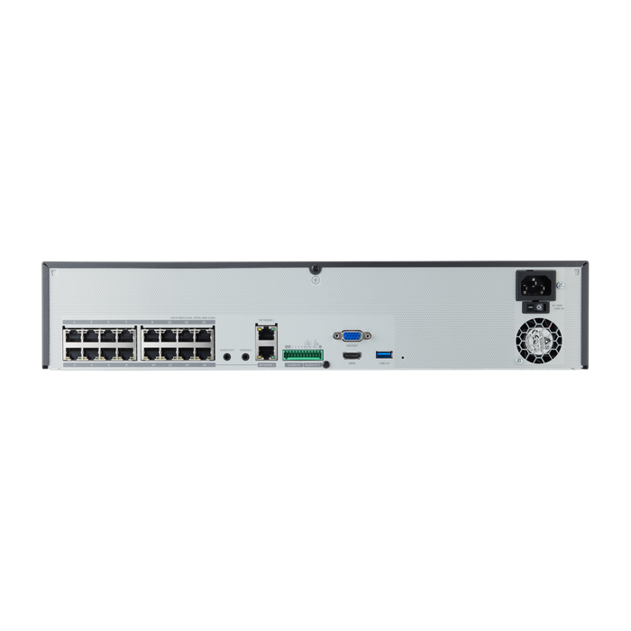 Hanwha Techwin XRN-1620SB1-4TB NVR with PoE+