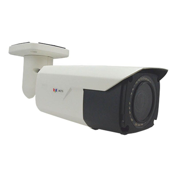 ACTi A421 8MP Face, People and Car Detection Zoom IP Bullet with D/N, Adaptive IR, Extreme WDR, SLLS, 4.3x Zoom Lens