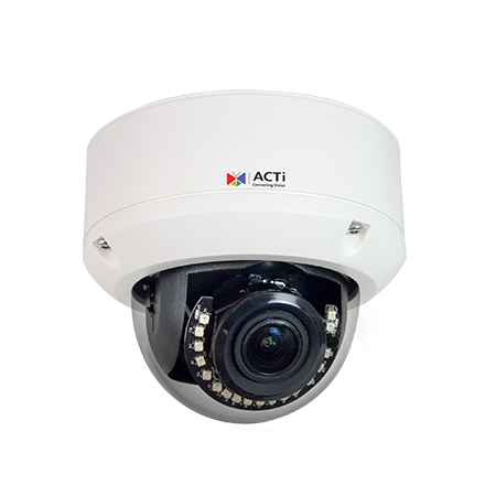 ACTi A86 5MP 100' IR Zoom WDR IP Outdoor Dome Security Camera