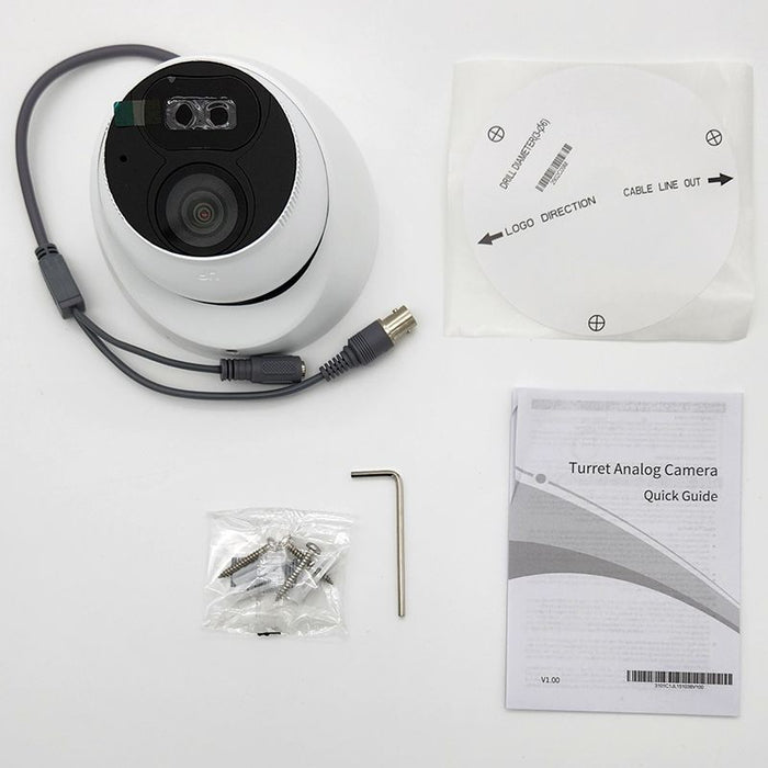 Alibi ALI-AT42-UA Vigilant Flex Series 4MP Starlight 131ft 4-in-1 Fixed Turret Security Camera