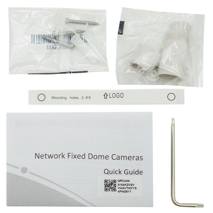 Alibi ALI-FD41-VU Vigilant Flex Series 4MP Starlight IP Vandal-Resistant Dome Camera