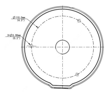 Alibi ALI-JB04-C-IN Vigilant Fixed Dome Junction Box