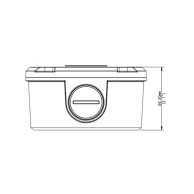 Alibi ALI-JB05-B-IN Vigilant Junction Box (With Circular Base) For Bul ...