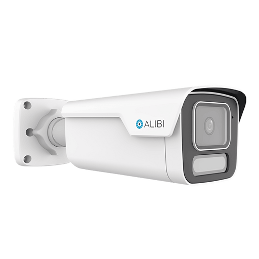 Alibi Security ALI-PB81-VLUAI-D 8MP IP Vandal Bullet 131 ft IllumiNite Starlight Plus IntelliSearch 2.8mm 130dB WDR Built-in Mic Audio-Alarm I/O Ultra H.265 SD Card