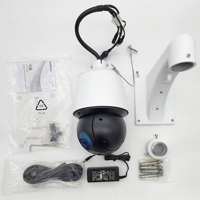 Alibi ALI-PZ40-VUZAI-B-D Vigilant Performance Series 4MP Starlight SmartSense 25x IP PTZ Camera with Wall Mount Included