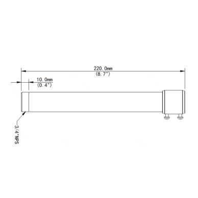 Alibi ALI-SE24-IN Vigilant Fixed Dome Indoor/Outdoor Pendant Mount