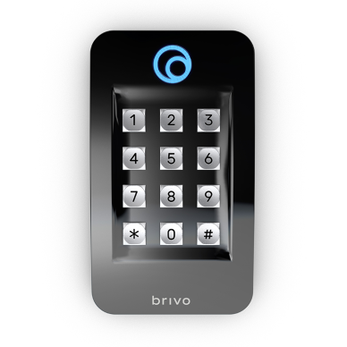 Brivo Single B-BSPKF-B gang tri-technology reader with keypad