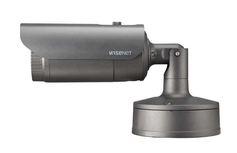 Hanwha Techwin PNO-A9081RLP 4K IR Bullet AI camera with Wisenet Road AI