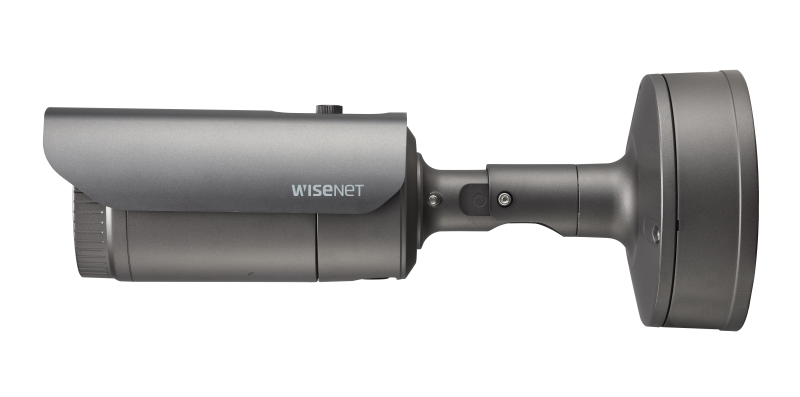 Hanwha Techwin PNO-A9081RLP 4K IR Bullet AI camera with Wisenet Road AI