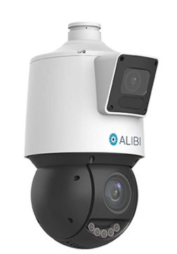 Alibi ALI-PZ40-UZAI-D Vigilant Performance Series 4MP Starlight SmartSense Dual Lens IP 25X PTZ Camera
