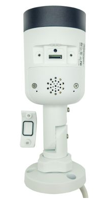 Alibi ALI-PB40-UAIS-D Vigilant Performance Series 4MP Starlight SmartSense IP Fixed Bullet Active Deterrent Camera with White Light Strobes and Audible Alarm