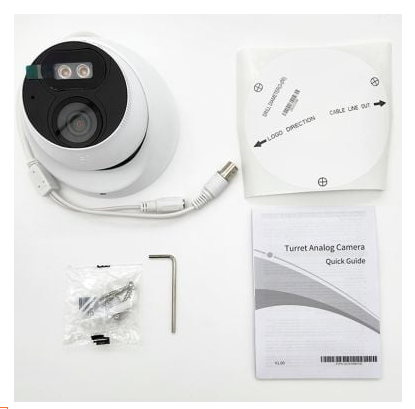 Alibi ALI-AT52-LA-D Vigilant Flex Series 5MP IllumiNite 131ft 4-in-1 Fixed Turret Security Camera