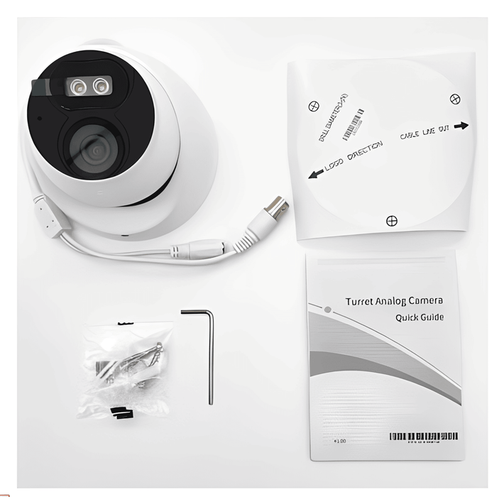 Alibi ALI-AT52-LA-D Vigilant Flex Series 5MP IllumiNite 131ft 4-in-1 Fixed Turret Security Camera