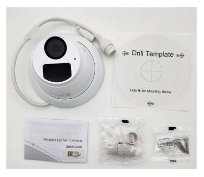 Alibi ALI-FT40-A-D Vigilant Flex Series 4MP IP Fixed Turret Network Camera