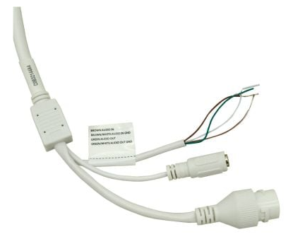 Alibi ALI-PM41-VAI-D Vigilant Performance Series 4MP Starlight SmartSense Mini-Wedge Vandal-resistant IP Fixed Dome Camera