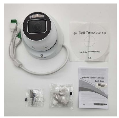 Alibi ALI-PT40-VLUAI-D Vigilant Performance 4MP Starlight SmartSense 98’ White Light LED Illuminite IP Turret Camera