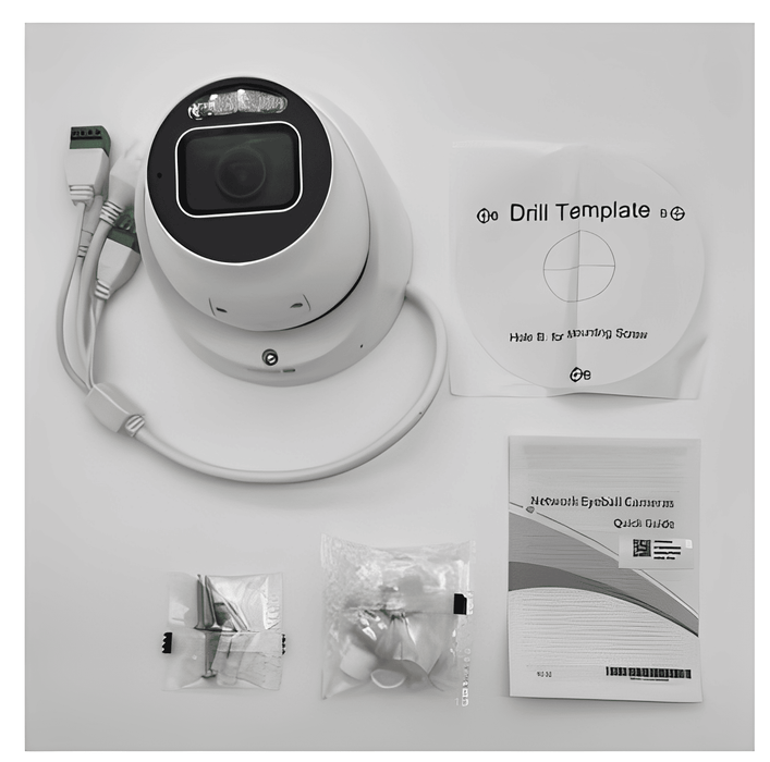 Alibi ALI-PT40-VLUAI-D Vigilant Performance 4MP Starlight SmartSense 98’ White Light LED Illuminite IP Turret Camera