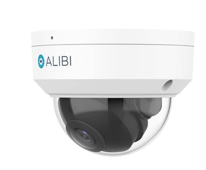 Alibi ALI-PD81-AI-D Vigilant Performance Series 8MP SmartSense Starlight IP Fixed Dome Camera with Built-in Mic, Audio/Alarm