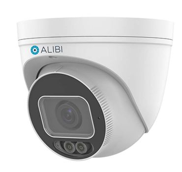 Alibi ALI-PT40-VLUAI-D Vigilant Performance 4MP Starlight SmartSense 98’ White Light LED Illuminite IP Turret Camera