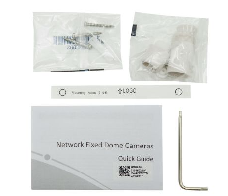 Alibi ALI-PD81-AI-D Vigilant Performance Series 8MP SmartSense Starlight IP Fixed Dome Camera with Built-in Mic, Audio/Alarm