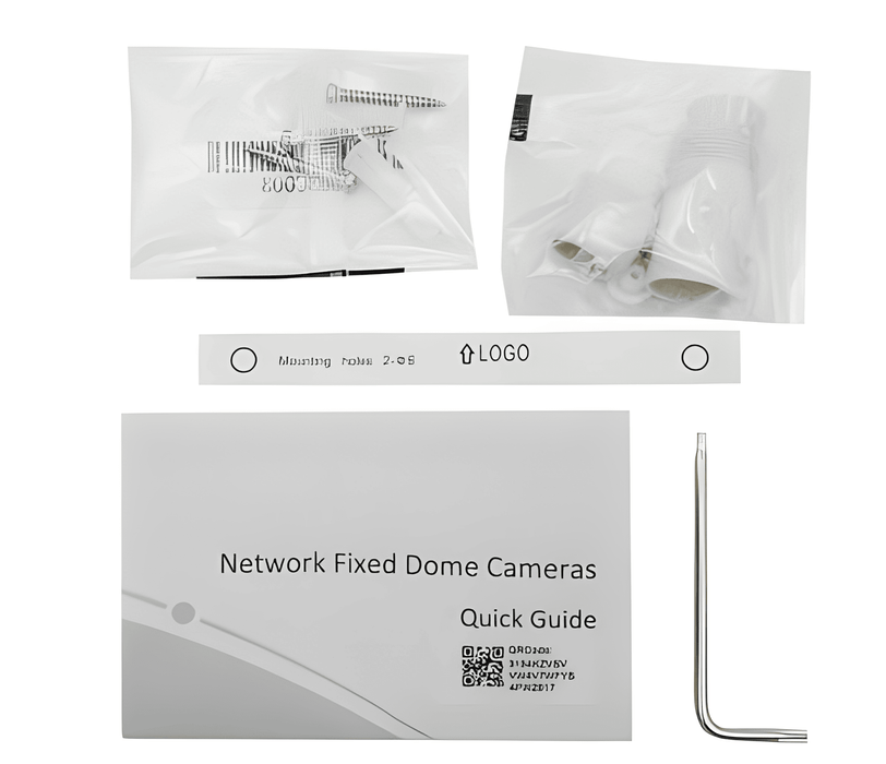Alibi ALI-PD81-AI-D Vigilant Performance Series 8MP SmartSense Starlight IP Fixed Dome Camera with Built-in Mic, Audio/Alarm