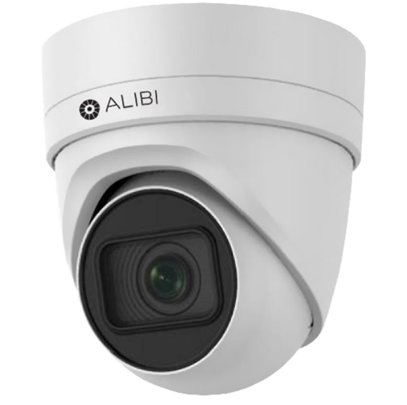 Alibi AC-VS-NS2112VR Cloud 2MP WDR 100' IR Varifocal IP Vandalproof Turret Security Camera