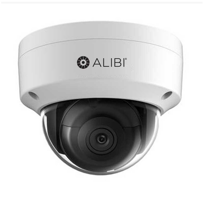 ALIBI WITNESS ALI-NS2018VR 4K 8.0 MEGAPIXEL 120' IR H.265+ OUTDOOR DOME IP SECURITY CAMERA